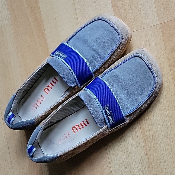 Miu Miu suede loafers - Picture 1 of 10